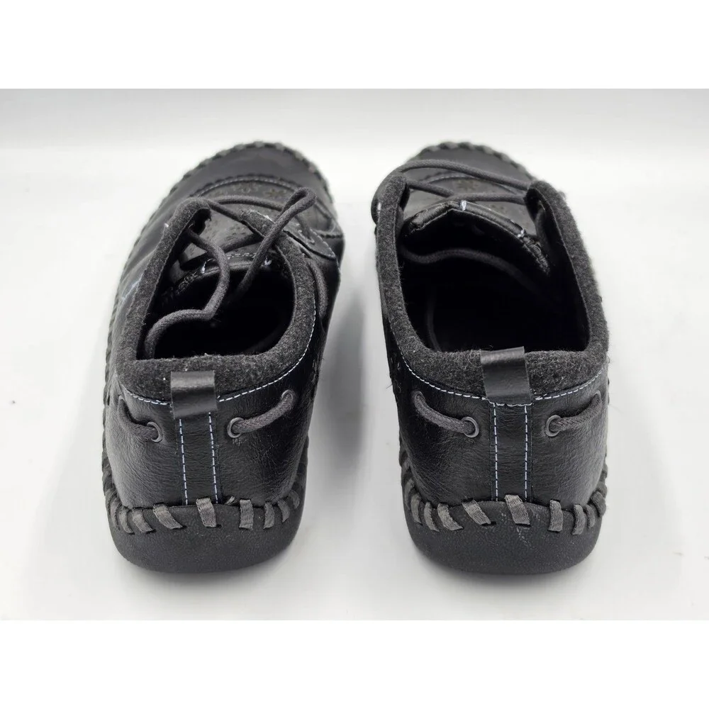 Jambu Mohave Black Lace Up Vegan Comfort Casual Shoes Women's Size 9